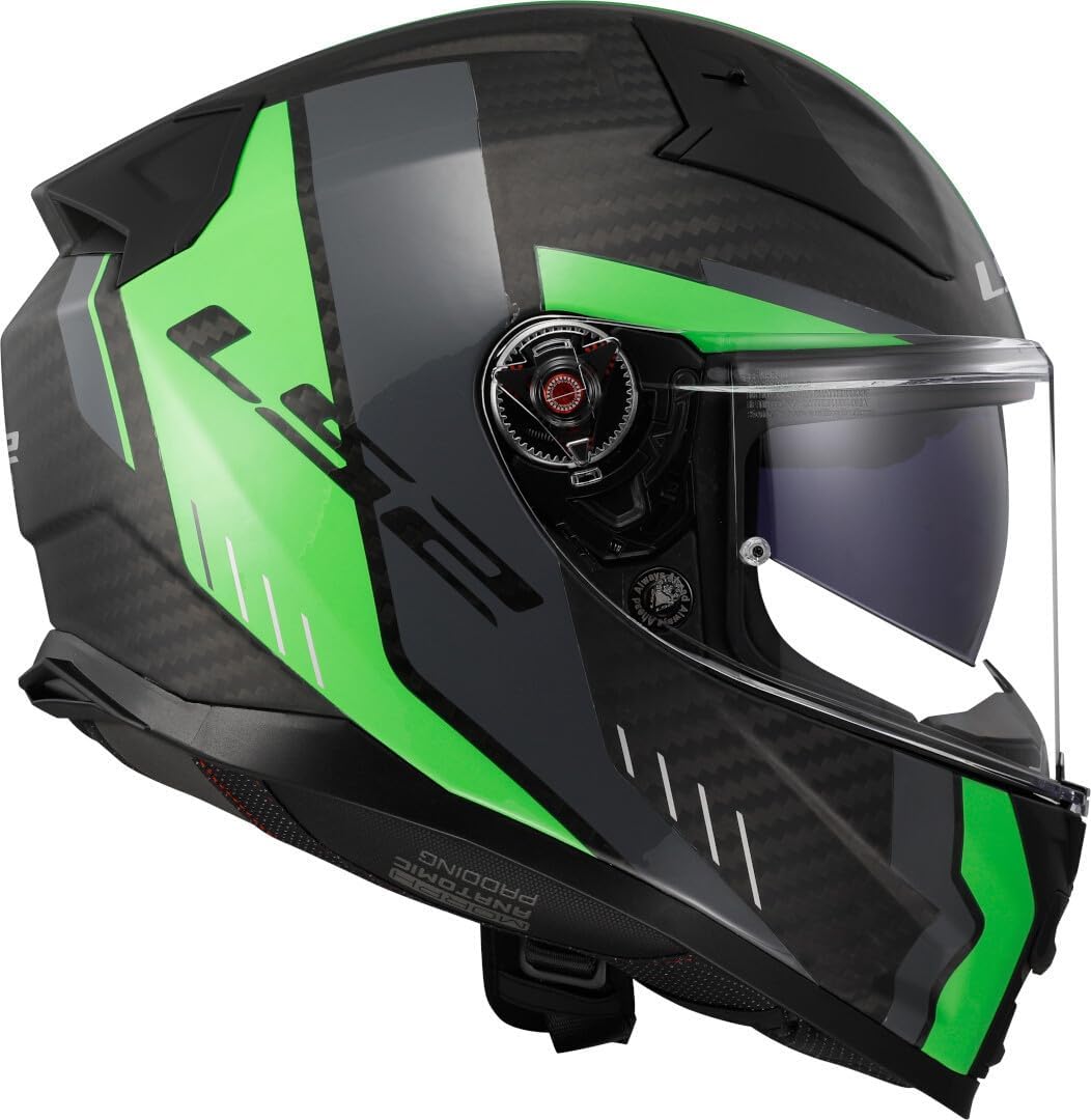 CASCO INTEGRALE LS2 VECTOR II CARBON GRID