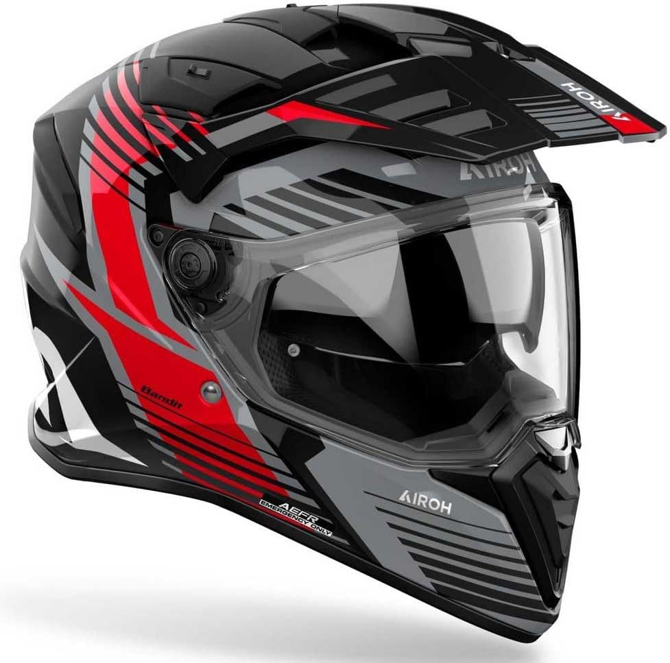 CASCO CROSS AIROH BANDIT SPICY
