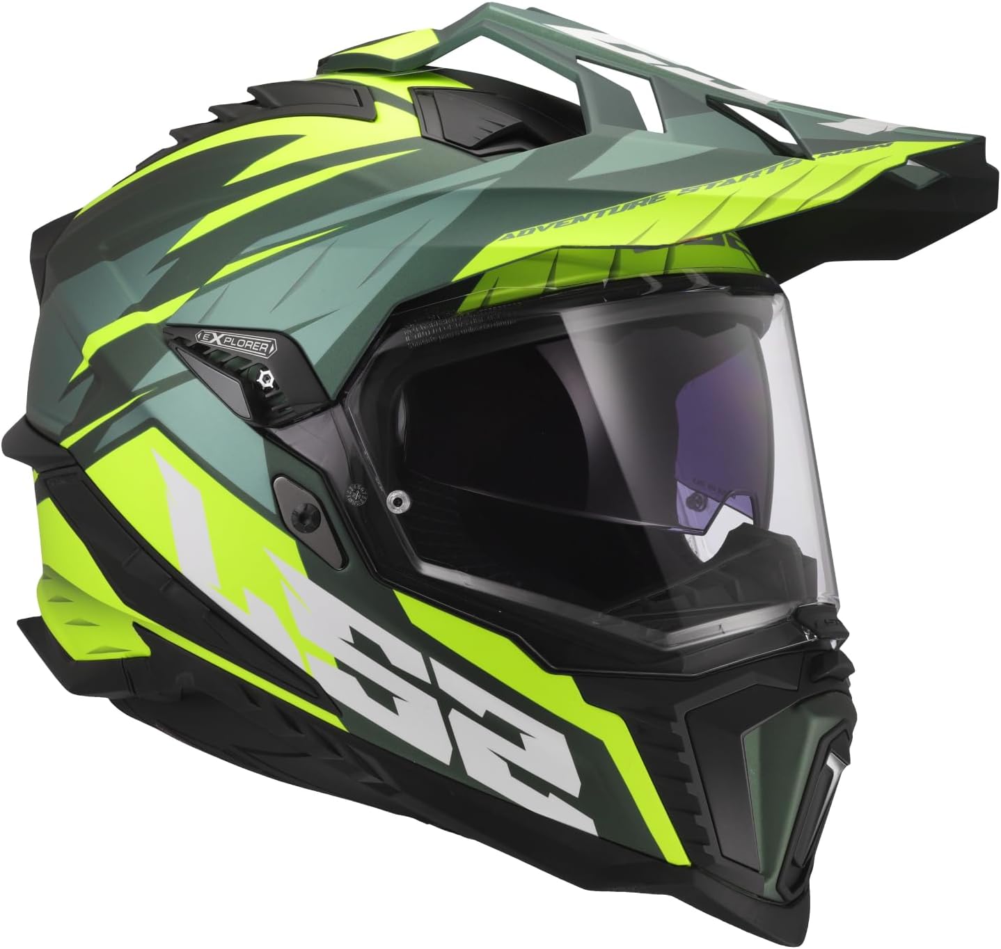 CASCO INTEGRALE ENDURO LS2 EXPLORER SPIRE