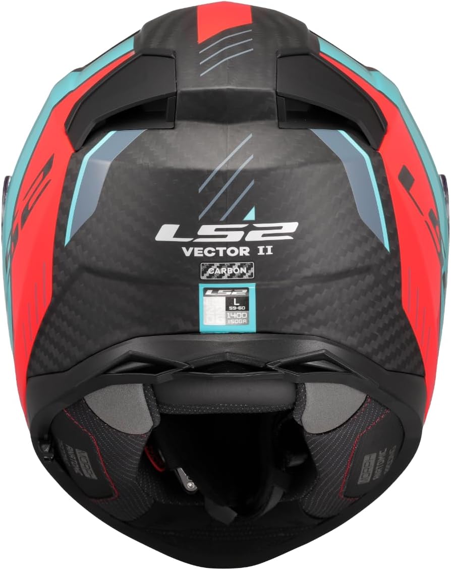 CASCO INTEGRALE LS2 VECTOR II CARBON GRID