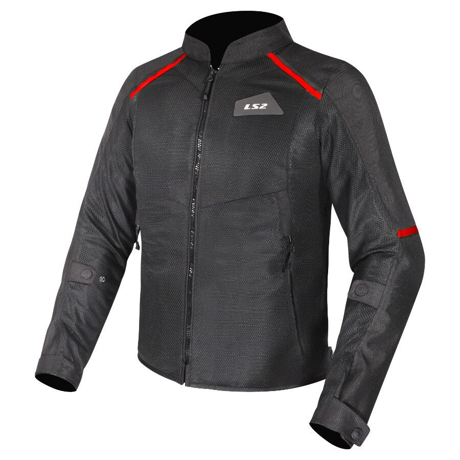 GIACCA ESTIVA LS2 BREEZE - Nero - Rosso