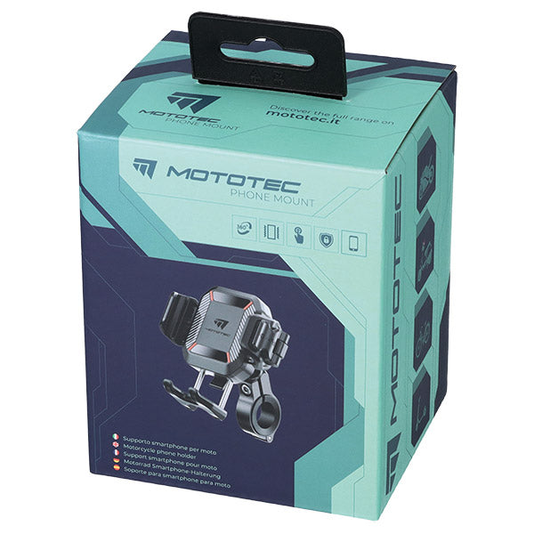 SUPPORTO SMARTPHONE MOTOTEC PER MANUBRIO O SPECCHIETTO