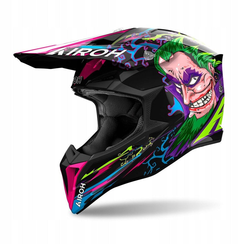 CASCO CROSS AIROH WRAAAP MUSIC JOKER