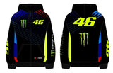 HOODIE FULL ZIP IN POLIESTERE DUAL MONSTER VR46