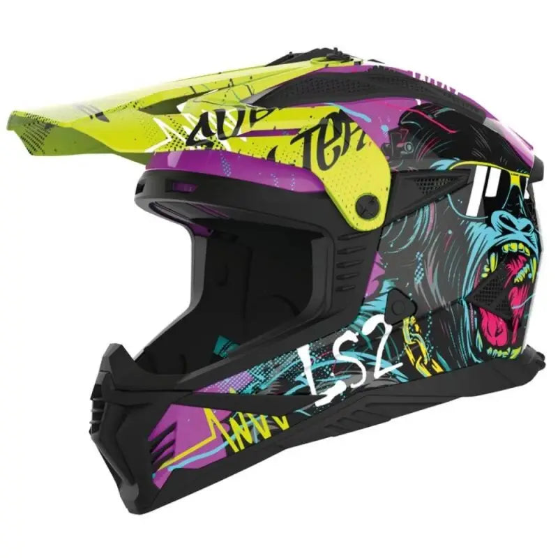 CASCO CROSS LS2 FAST II GORILLA
