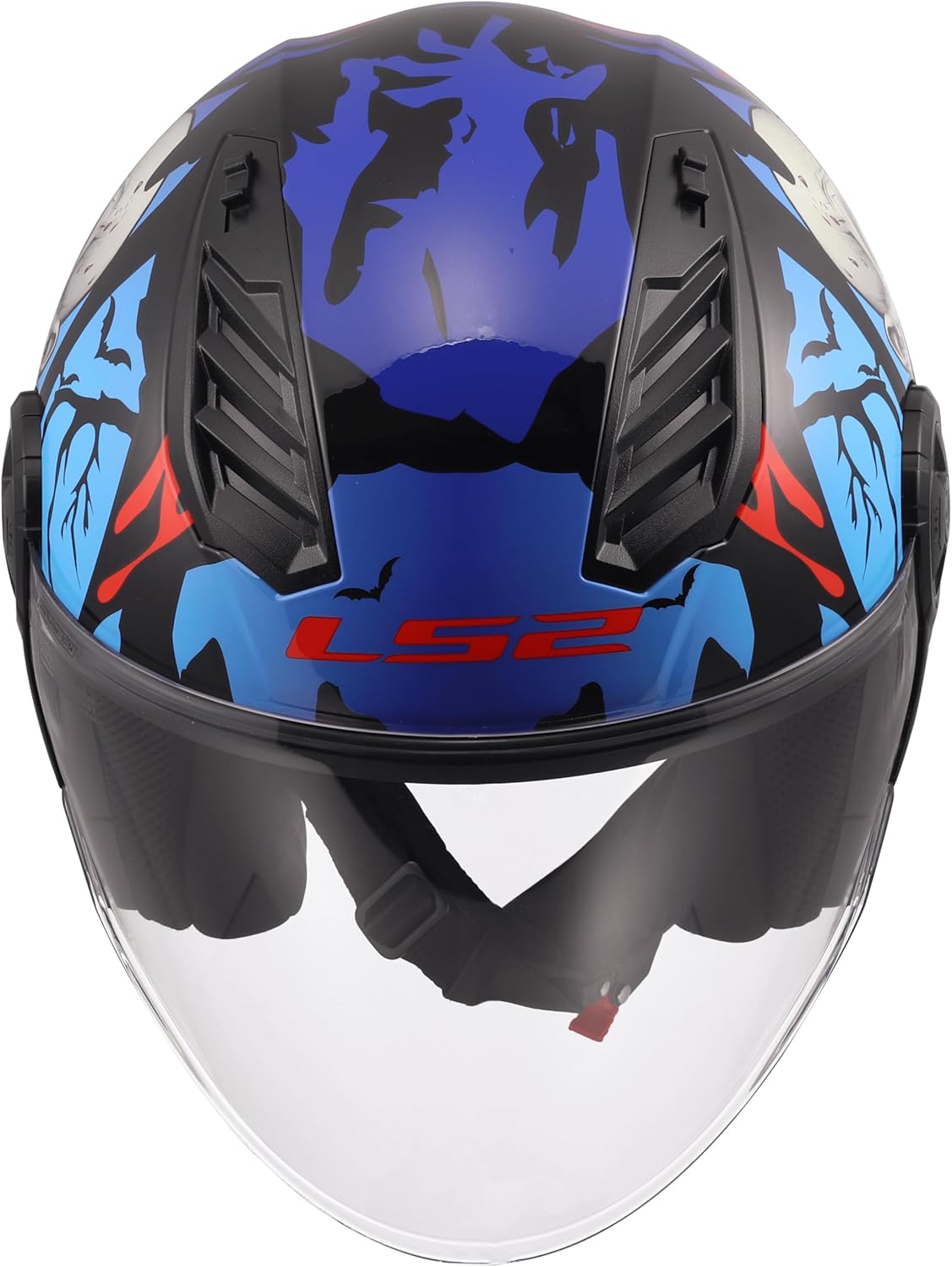 CASCO JET LS2 AIRFLOW II ZOMBIE II