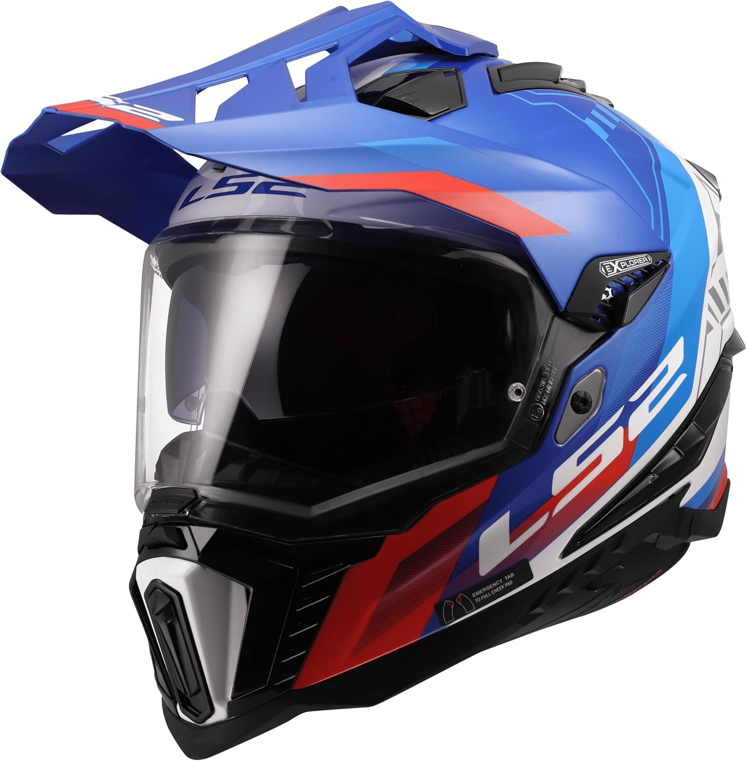 CASCO INTEGRALE ENDURO LS2 EXPLORER HEXA