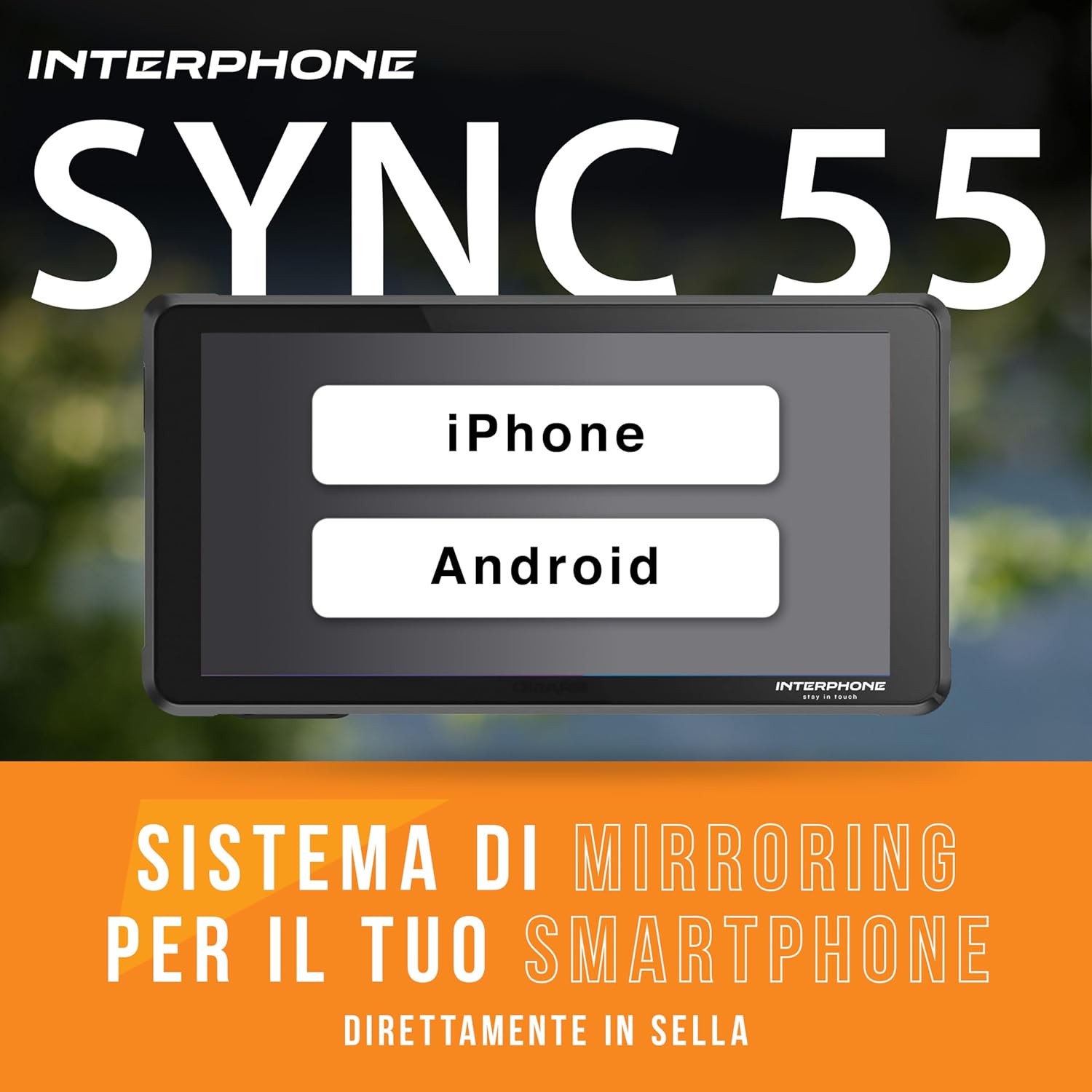 RIDESYNC INTERPHONE - "CAR PLAY" &amp; "ANDROID AUTO" FOR MOTORCYCLES