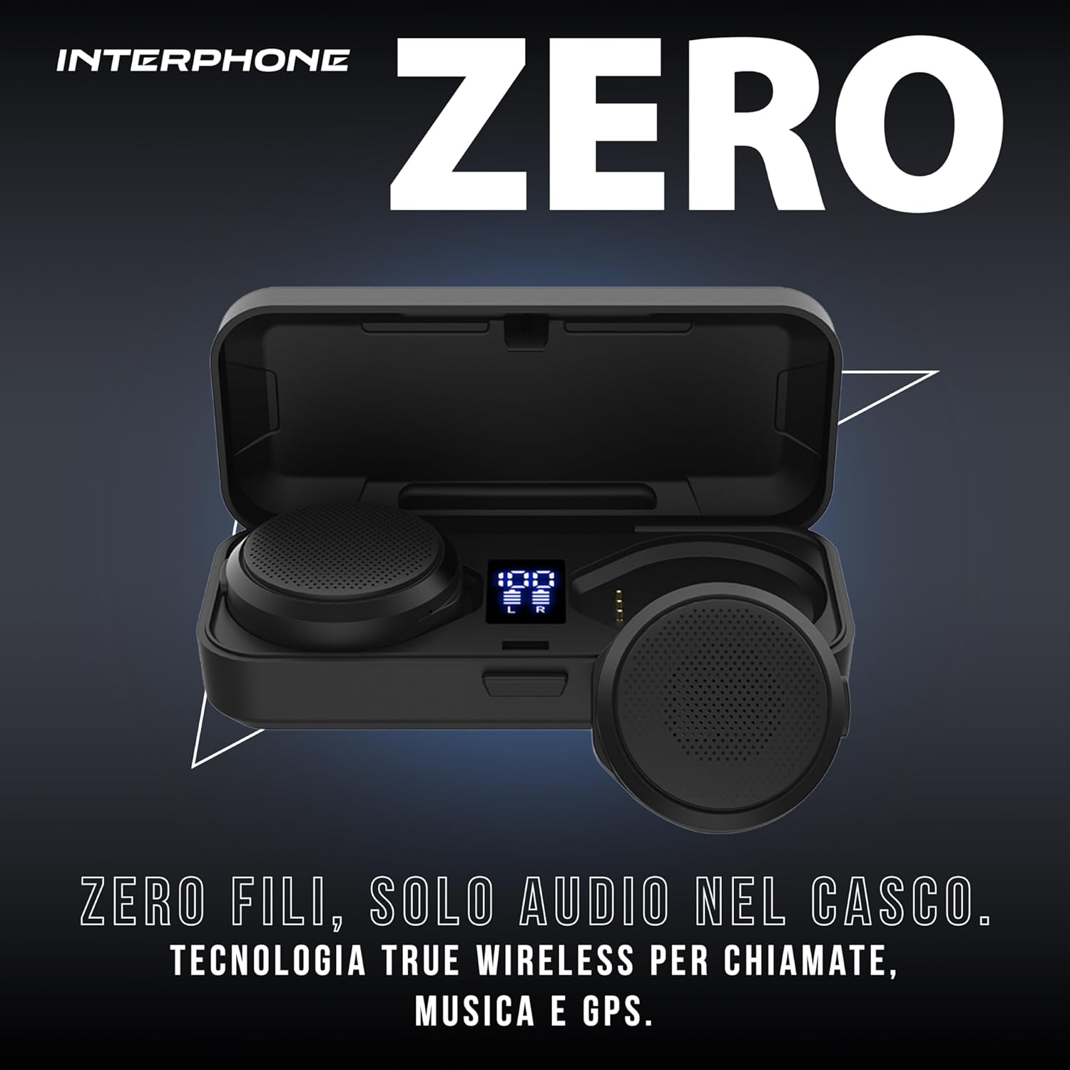 AURICOLARI BLUETOOTH DA CASCO INTERPHONE ZERO TWS