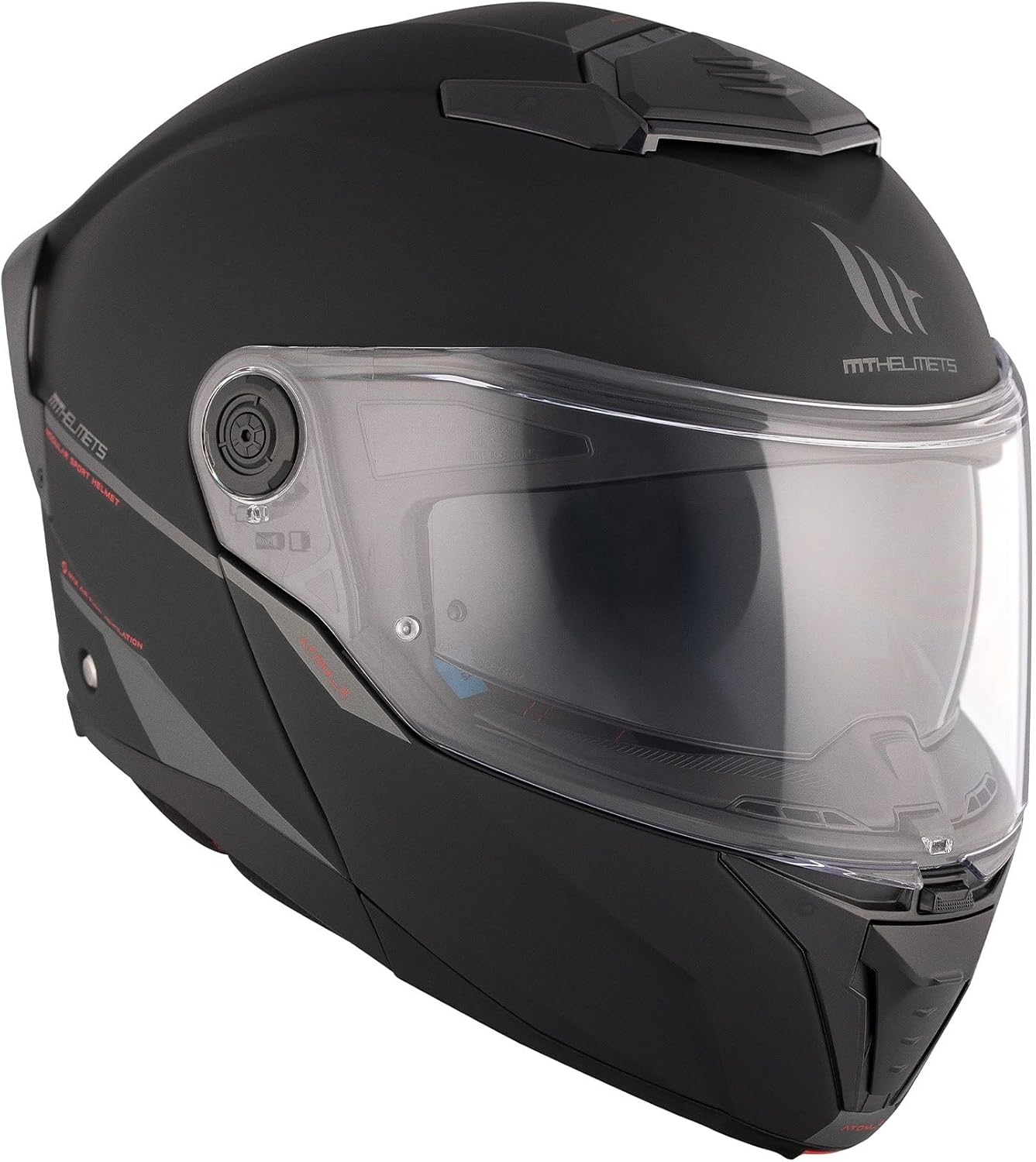 CASCO MODULARE MT HELMETS ATOM V2 SV A1 SOLID