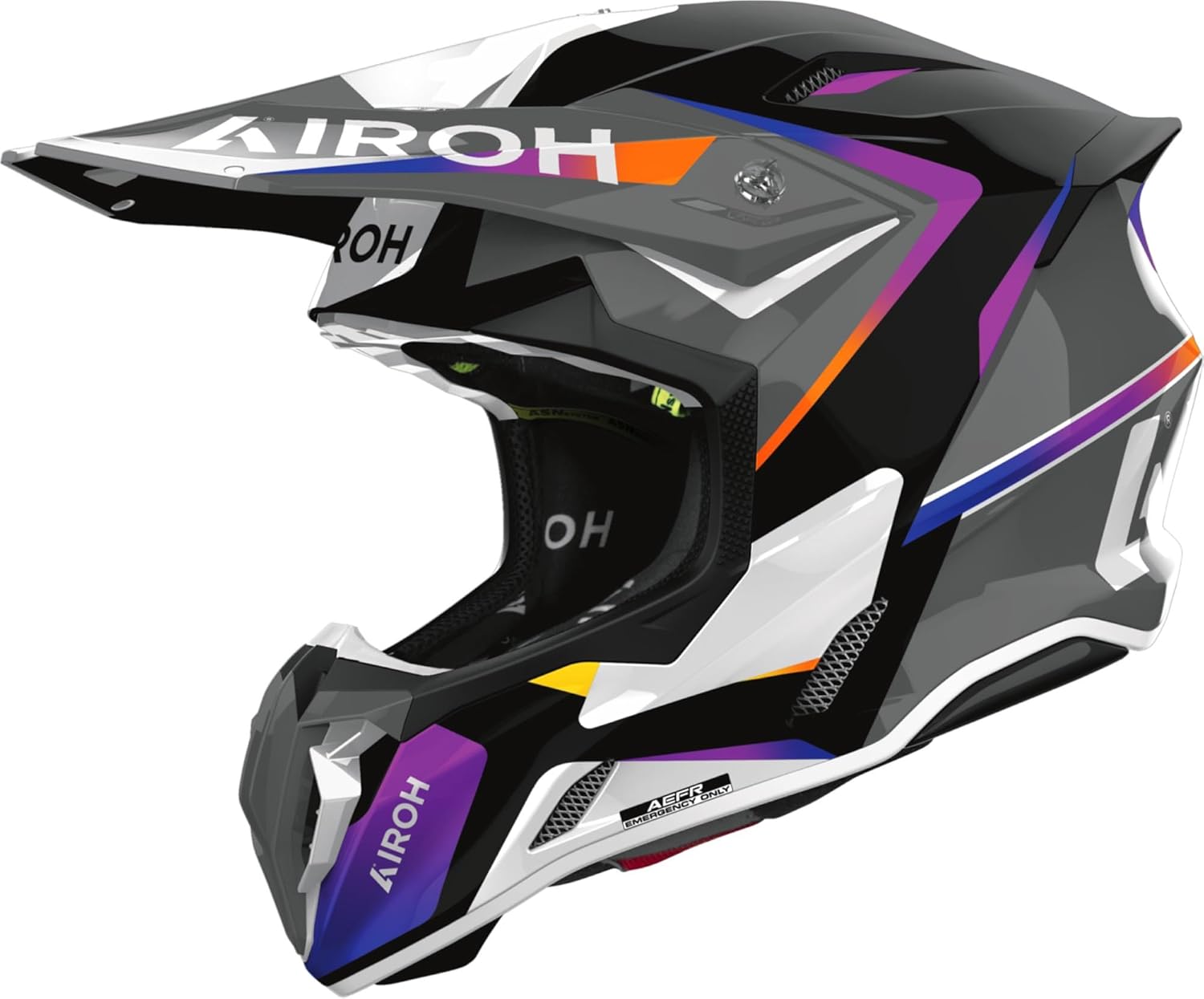 CASCO CROSS AIROH TWIST 3 HUSTLE
