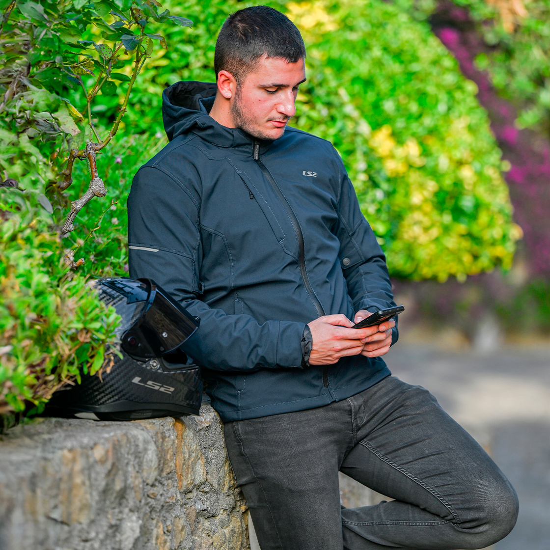 GIACCA MOTO IMPERMEABILE LS2 BOLTON WP