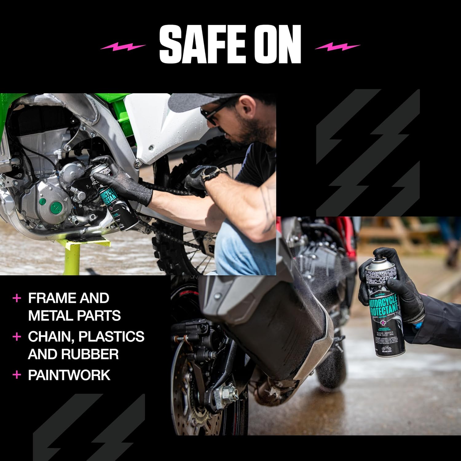 SPRAY E PROTETTORE ANTIRUGGINE MUC-OFF MOTORCYCLE PROTECTANT 500ML