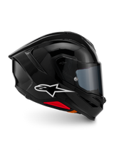 CASCO INTEGRALE ALPINESTARS SUPERTECH R7 SOLID - Nero Lucido