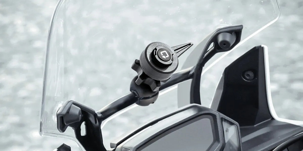 MIRROR MOTORCYCLE MOBILE PHONE HOLDER LAMPA MIRROR - Lampa Optiline