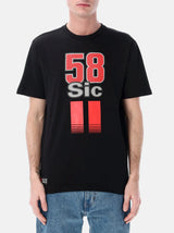 T-SHIRT MARCO SIMONCELLI SUPERSIC 58 DOPPIA RIGA UFFICIALE MOTOGP