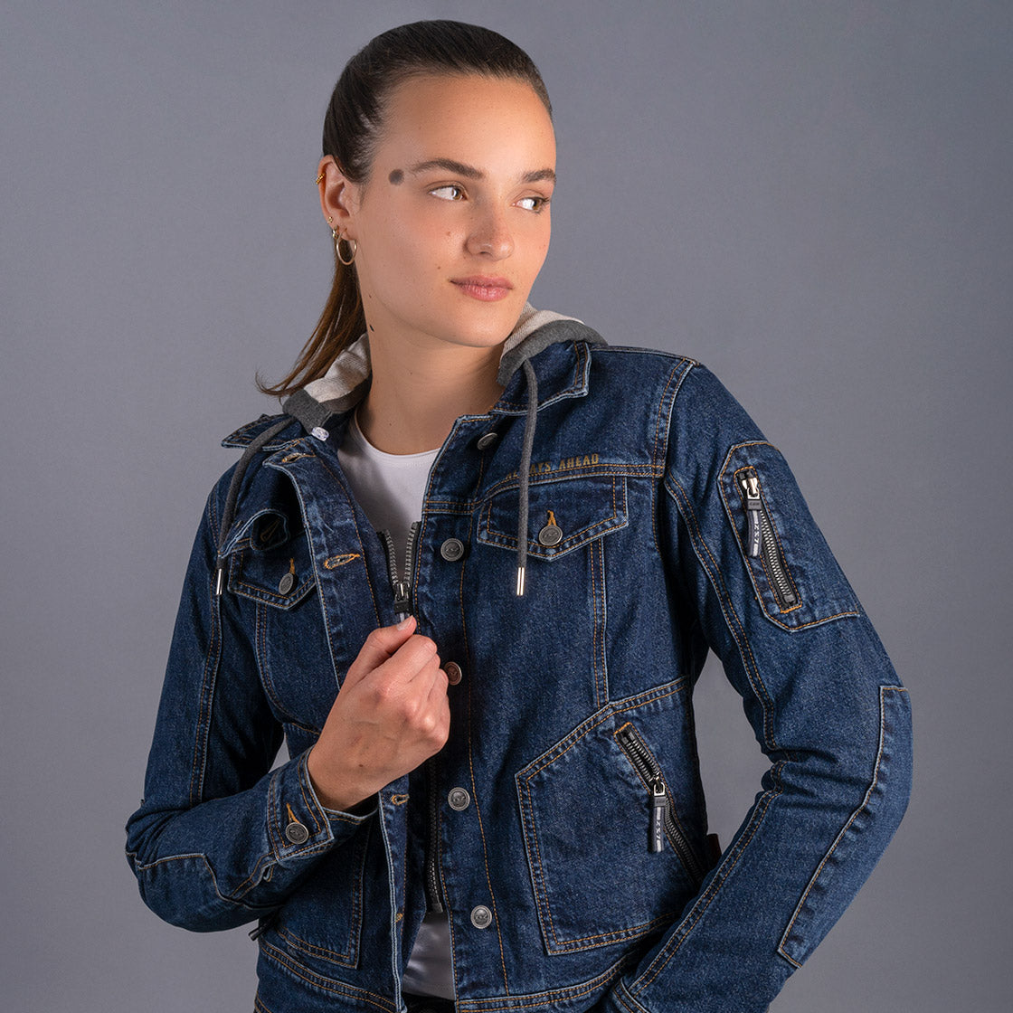 GIACCA IN DENIM LS2 OAKY DONNA