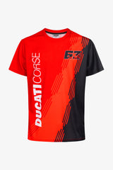 T-SHIRT IN POLIESTERE LOOSE FIT BAGNAIA 63 DUCATI CORSE