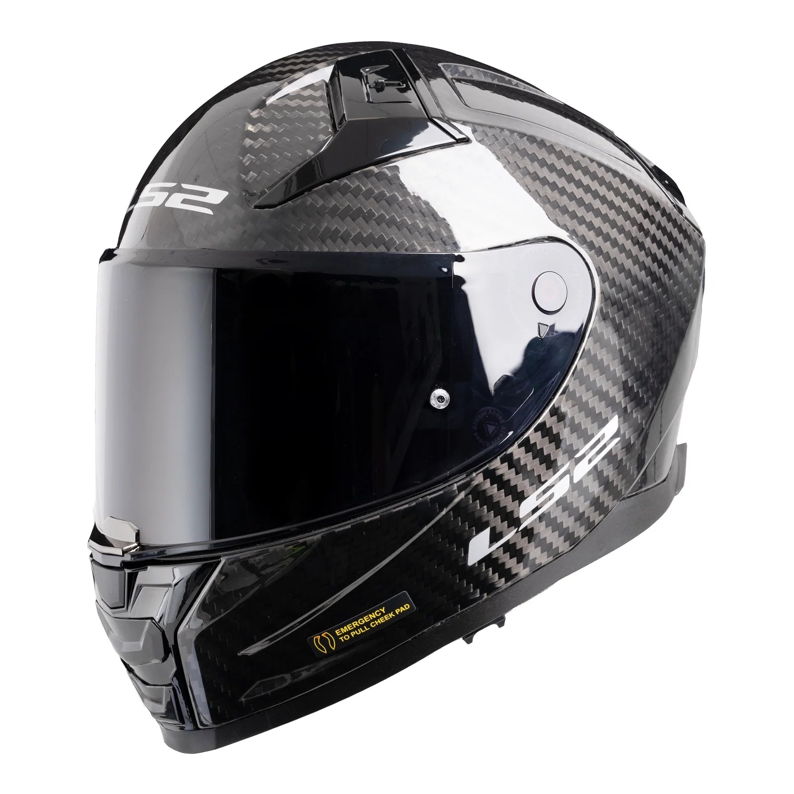 CASCO INTEGRALE LS2 VECTOR II CARBON SOLID