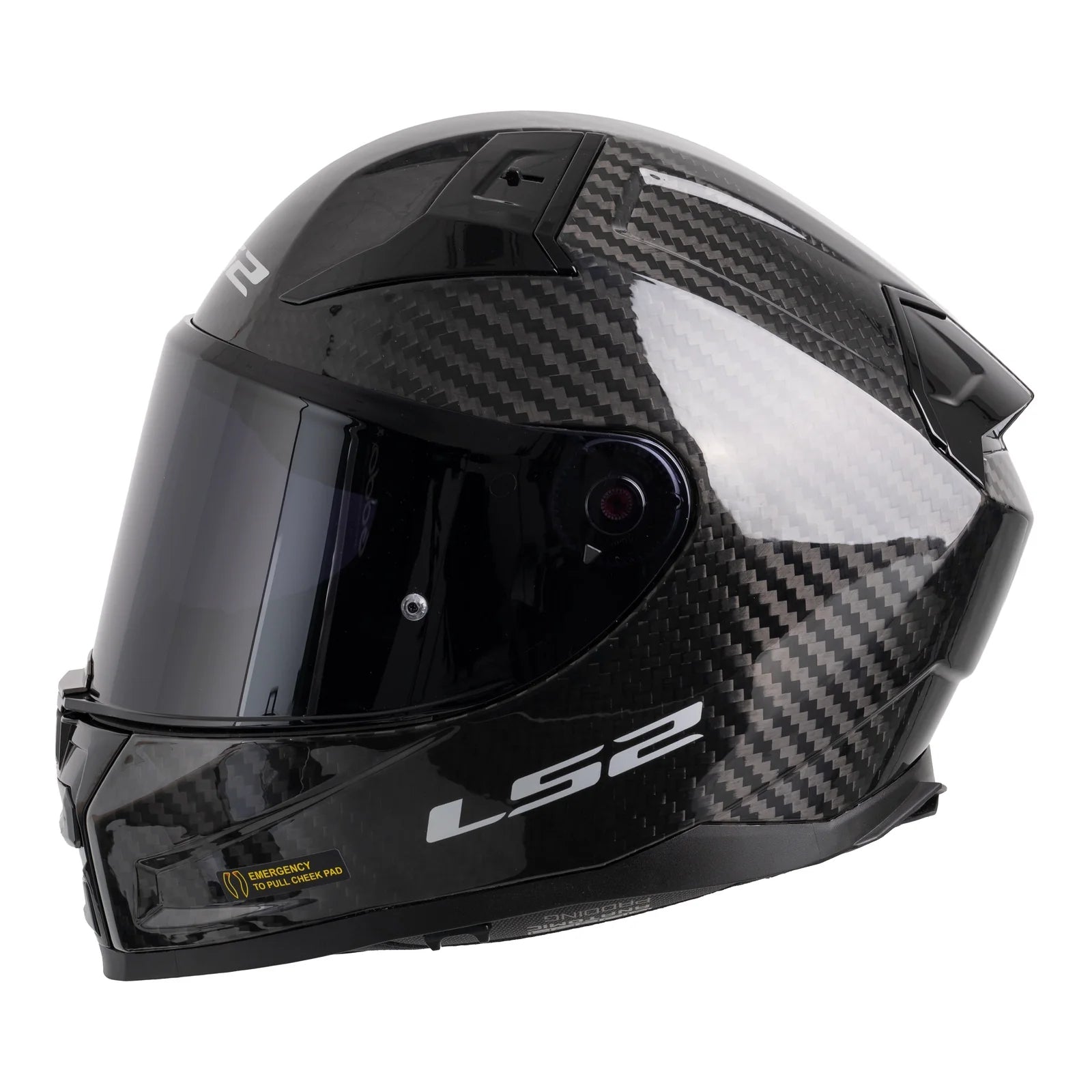 CASCO INTEGRALE LS2 VECTOR II CARBON SOLID