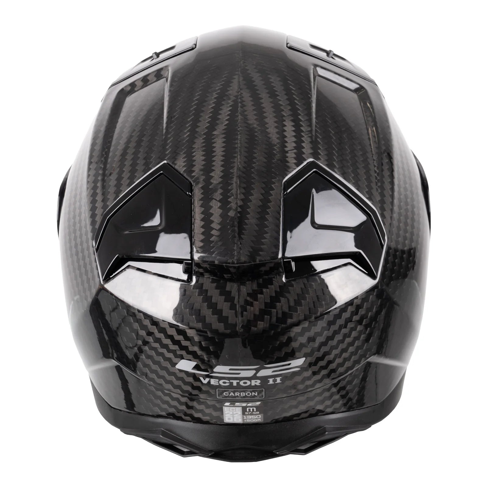 CASCO INTEGRALE LS2 VECTOR II CARBON SOLID