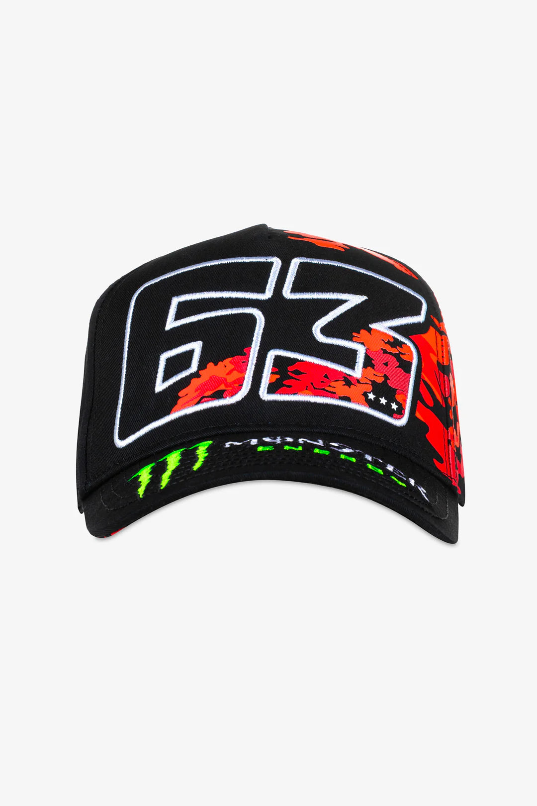 CAPPELLINO CON VISIERA CURVA BAGNAIA MONSTER ENERGY 63