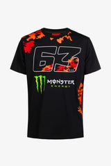T-SHIRT LOOSE FIT BAGNAIA MONSTER ENERGY 63