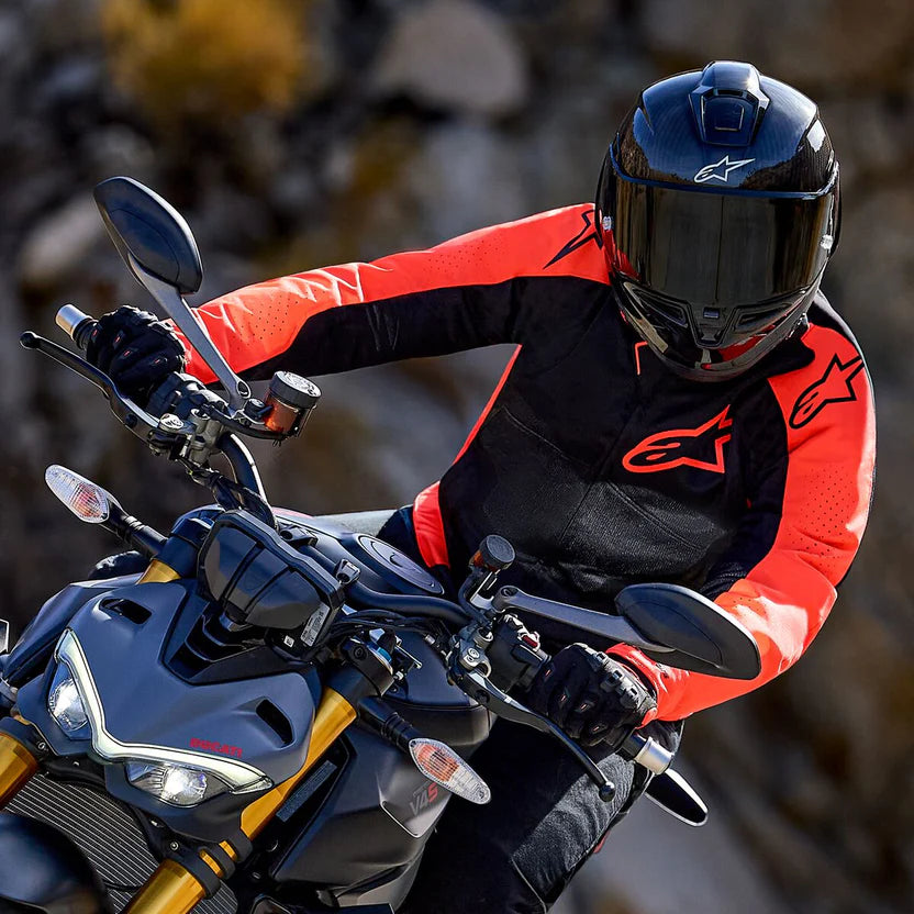 Alpinestars VIPER V2 AIR Summer Men's Motorcycle Jacket - Black/White 