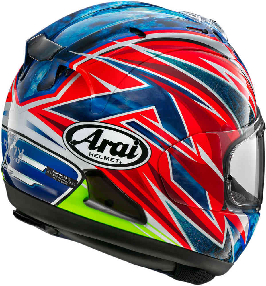 Casco integrale ARAI RX-7V Evo Ogura - rosso/blu