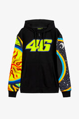 FELPA CON ZIP VR46 SOLE LUNA HERITAGE