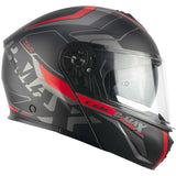 CGM C-MAX CITY modular motorcycle helmet - black / fuchsia