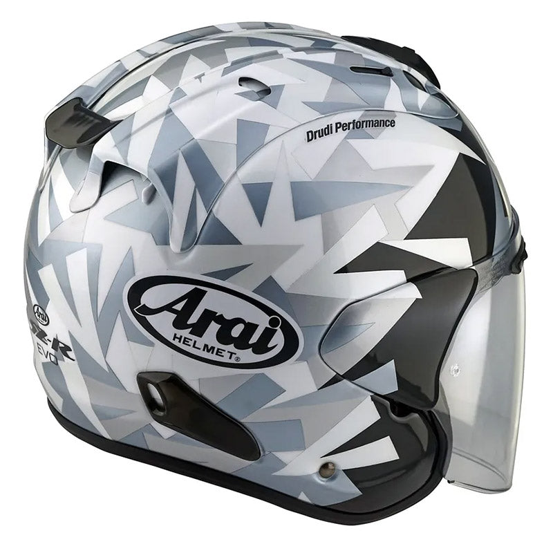 Casco jet ARAI SZ-R Evo Mimesis - nero/grigio/bianco