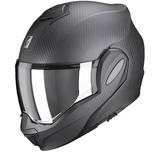 Modular folding chin guard motorcycle helmet SCORPION EXO-TECH EVO ECE 22.06 CARBON - matt black