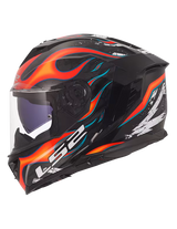 CASCO INTEGRALE LS2 STORM III FLAMES