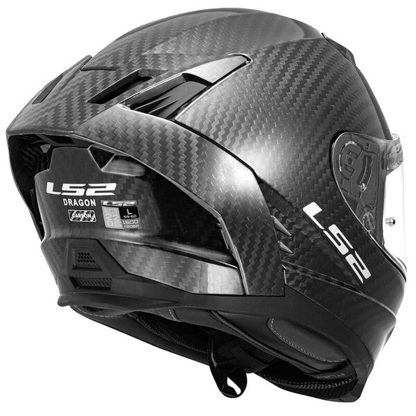 CASCO INTEGRALE LS2 DRAGON CARBON OPACO
