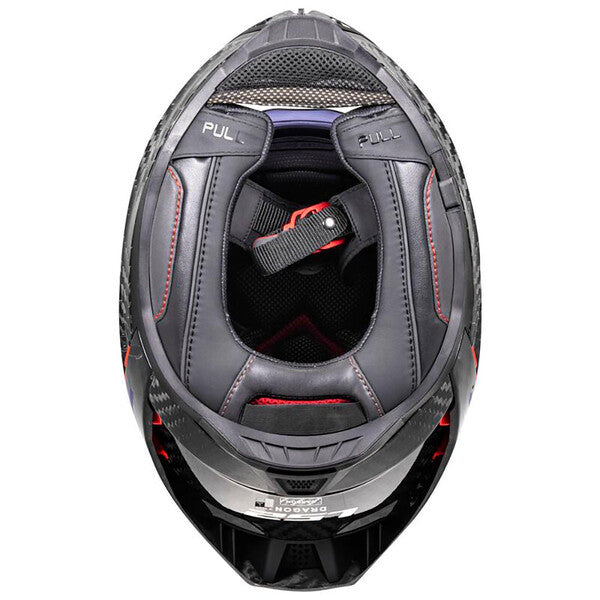 CASCO INTEGRALE LS2 DRAGON CARBON OPACO