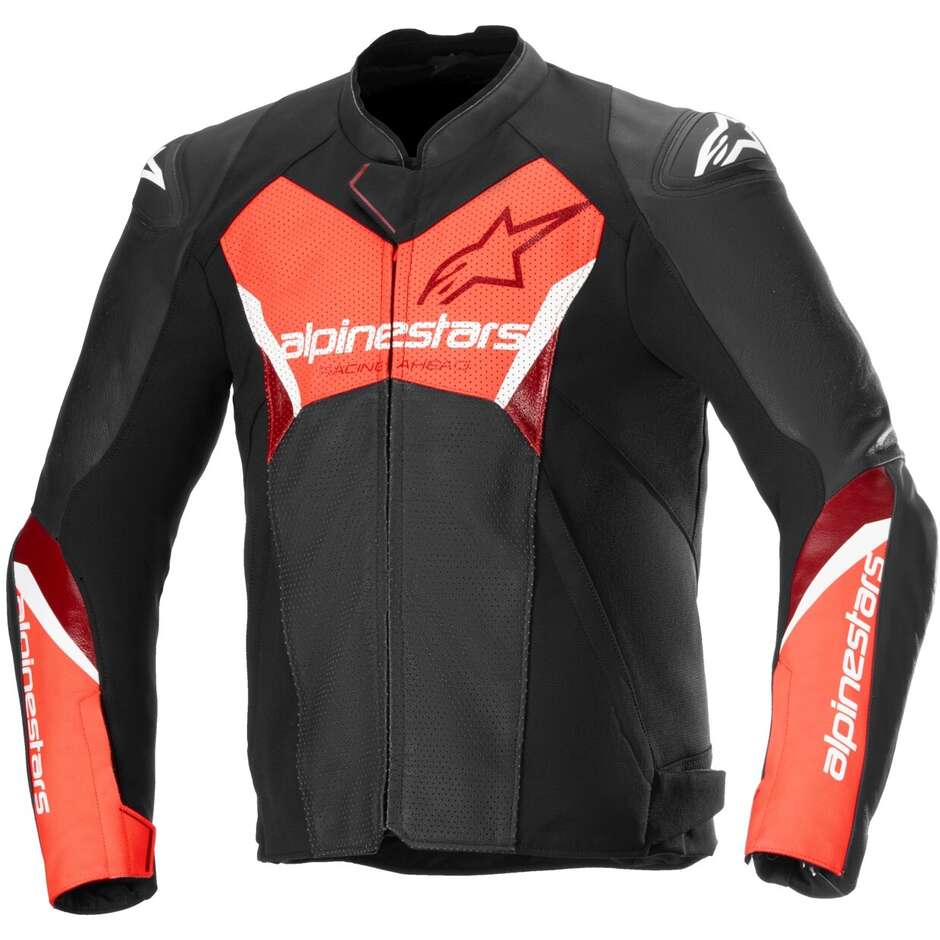 GIACCA IN PELLE ALPINESTARS FASTER V3 AIRFLOW