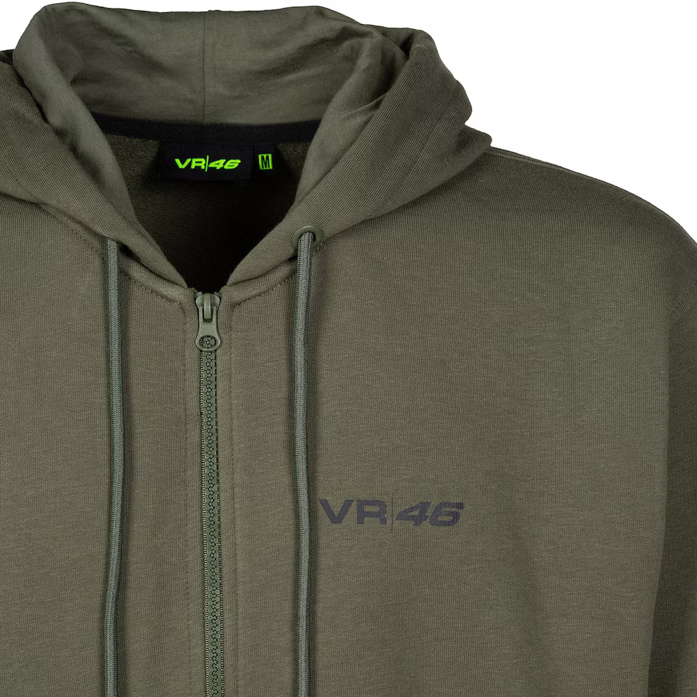 HOODIE FULL ZIP VR46 CORE