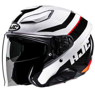 Casco moto scooter jet bambino con visiera Play arancio opaco fluo