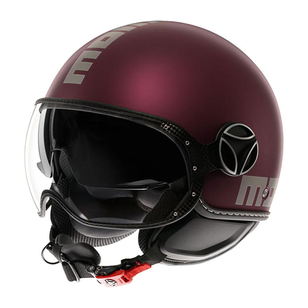 Momo Design FGTR EVO motorcycle helmet matt black cherry