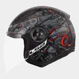 CASCO JET LS2 AIRFLOW II CREATUR