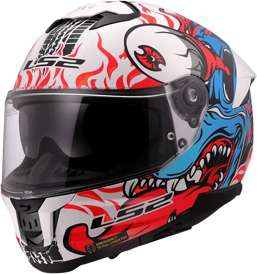 CASCO INTEGRALE LS2 STREAM II INFERNO