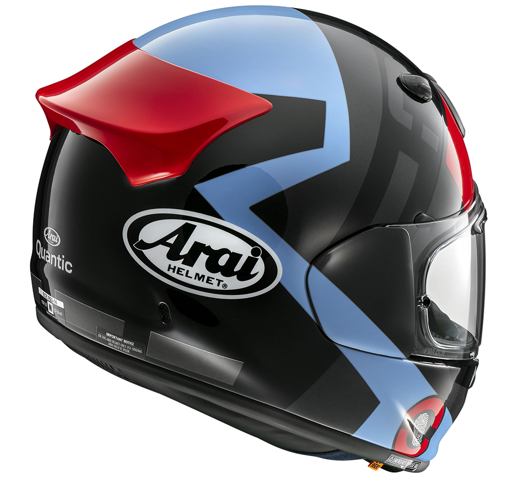 Casco integrale ARAI Quantic Space - nero/azzurro/rosso