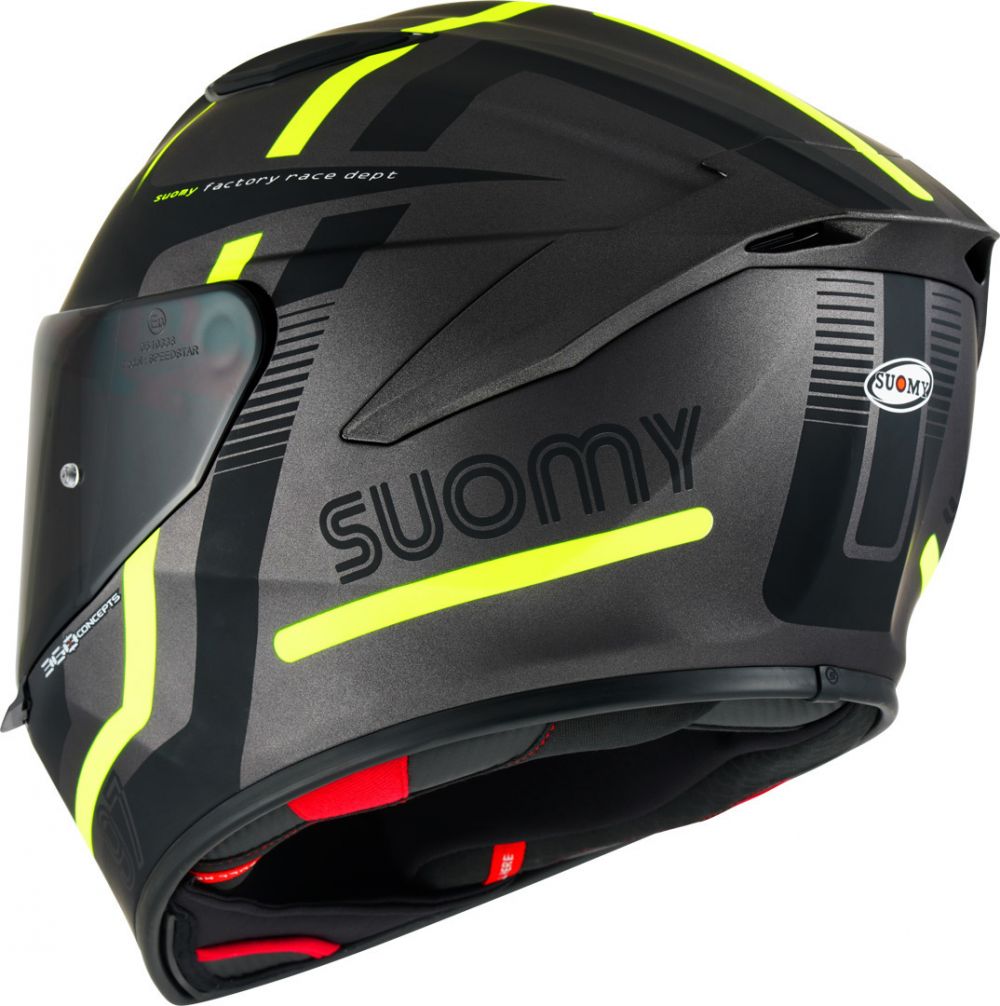 CASCO INTEGRALE SUOMY TRACK-1 NINETY SEVEN MATT