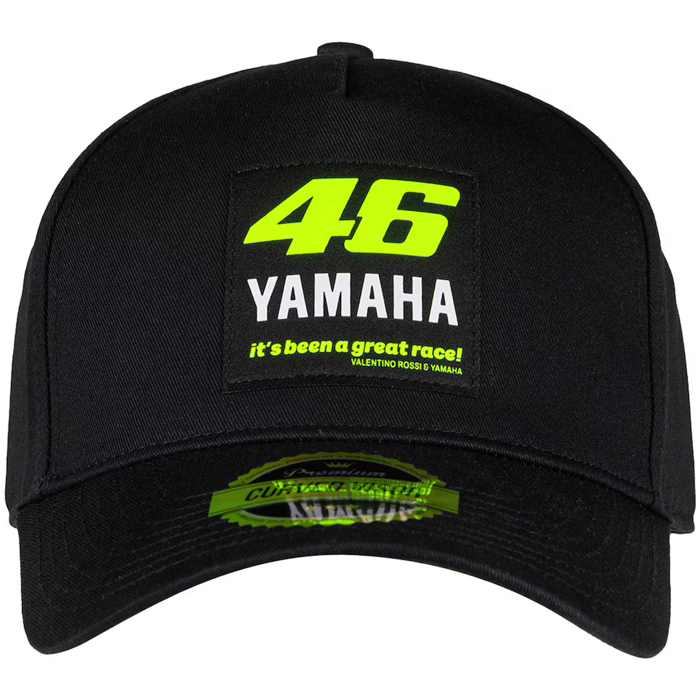 CAPPELLINO CON VISIERA CURVA DUAL VR46 YAMAHA AMBASSADOR