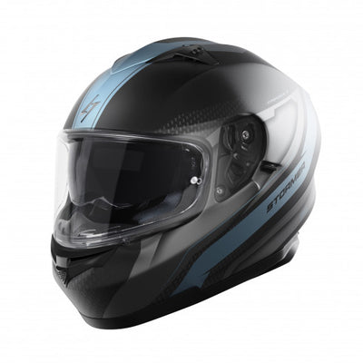 Casco Moto Integrale Doppia Visiera Stormer ZS 801 Nero Opaco – Aventurx EU